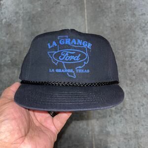 Vintage 90's La Grange Texas Ford Snapback Hat